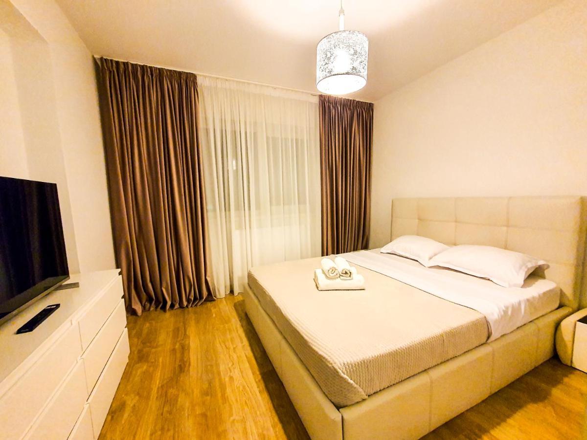 Luxurious Retreat 1Br Apartment With Netflix, Private Parking And Self Check In Popesti-Leordeni المظهر الخارجي الصورة